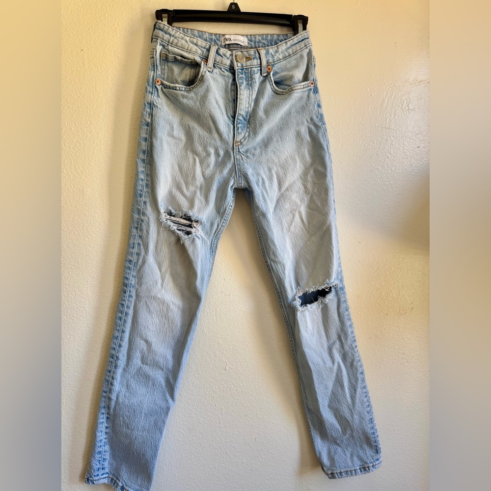 Zara Light Blue Denim Jeans